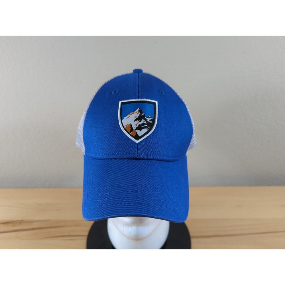 KUHL Men's Blue White Trucker Hat Cap Adult One Size Adjustable